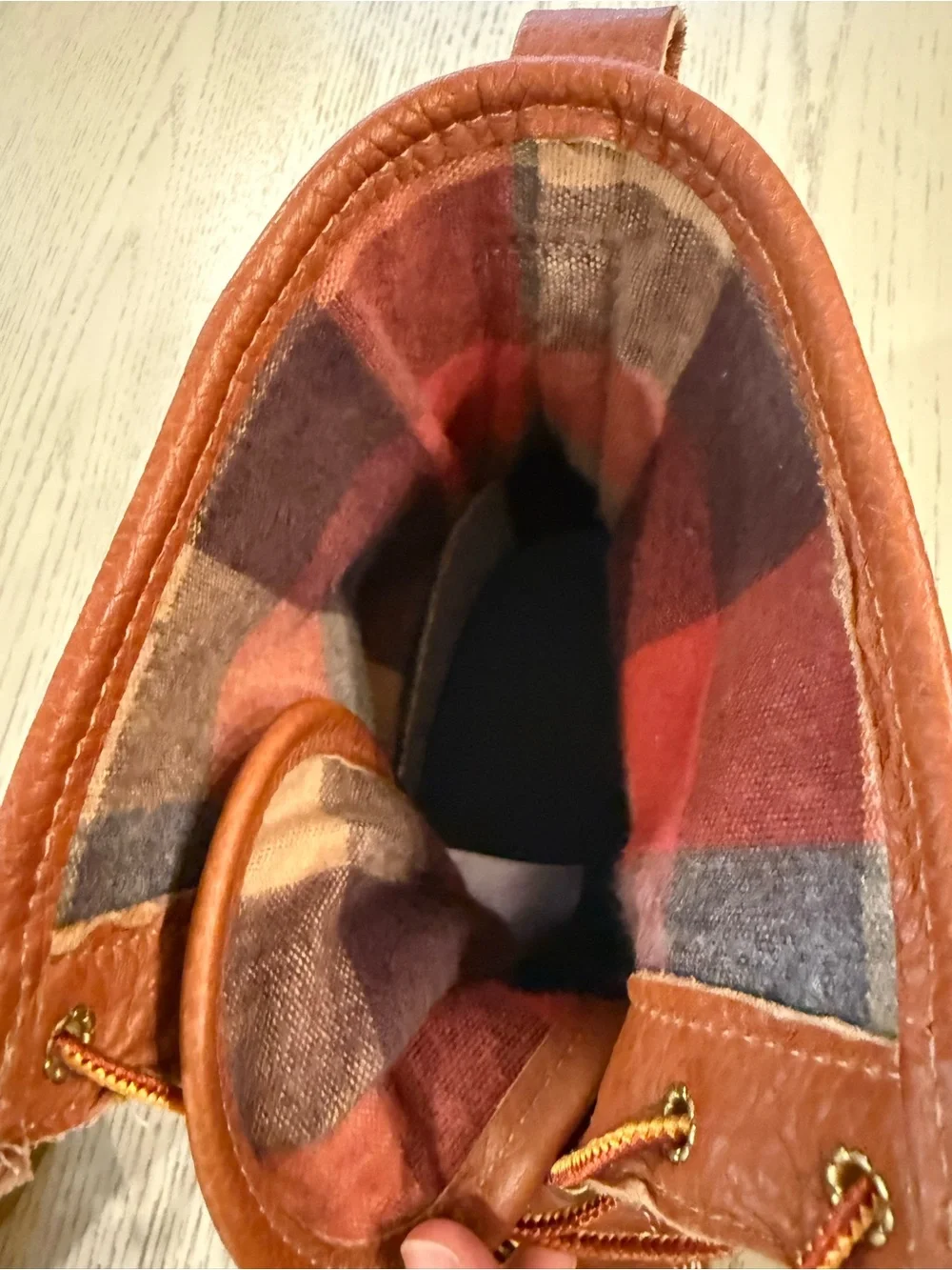 Men's LL Bean Flannel Lined 8 inch Bean Boots Waterproof Winter Boots NWOT